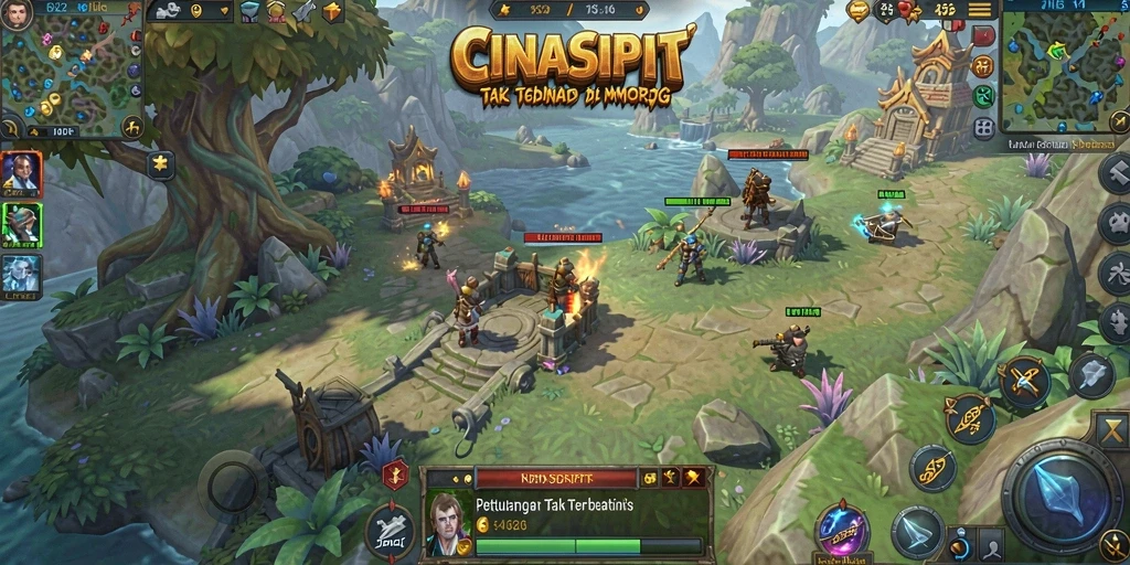 Gameplay seru dengan aksi pertempuran di CINASIPIT.