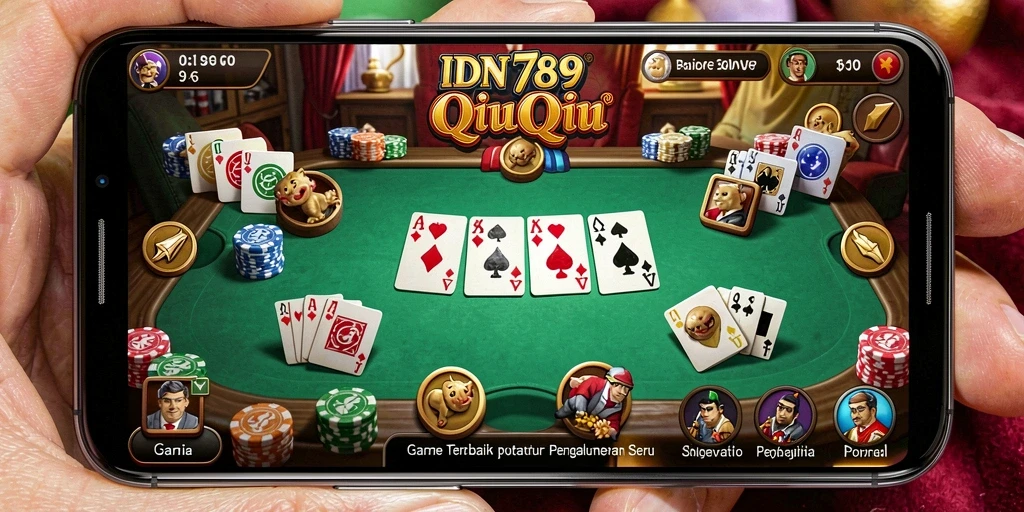 Tampilan gameplay QiuQiu yang menarik dan seru.