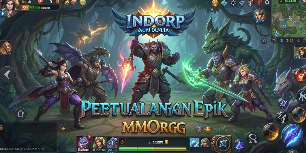 Tampilan gameplay <strong>INDORP</strong> yang menarik dan interaktif dengan pemain lain.