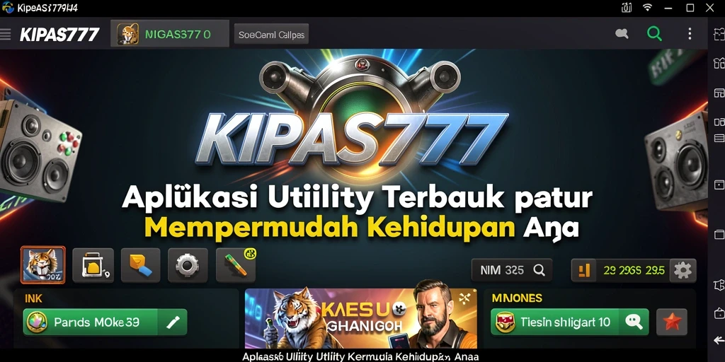 Tampilan utama KIPAS777 dengan fitur pengorganisasian yang efisien.