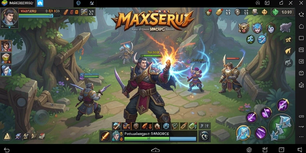 Gameplay seru MAXSERU yang memukau dan penuh aksi.