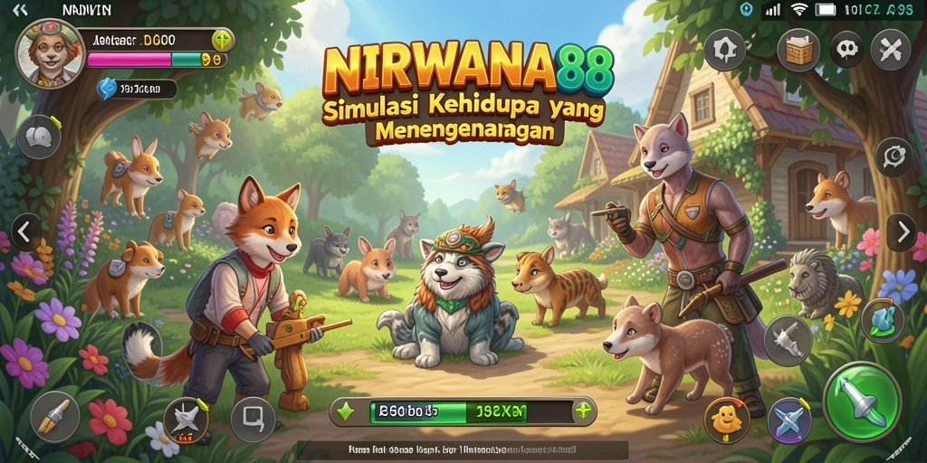 Tampilan gameplay NIRWANA88 yang menawan dan interaktif.